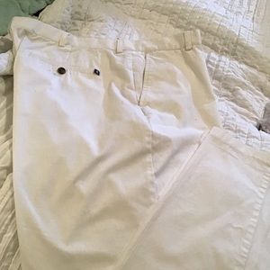 Brooks Brother white golf pants. 38 x 32.
